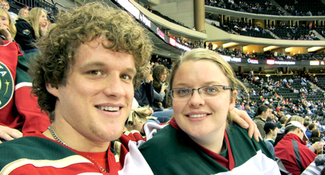 John Cox with Victoria Cox